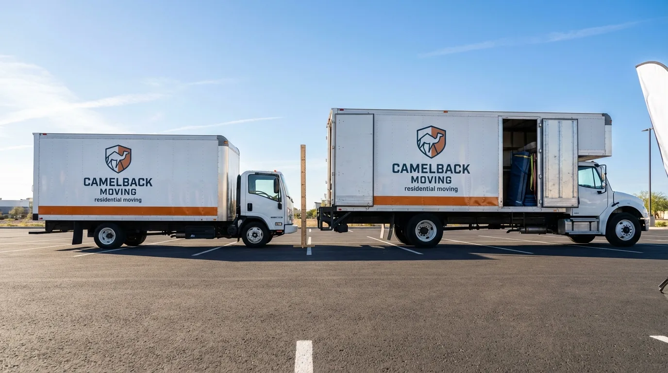 Moving truck size capacity guide in North Salt Lake
